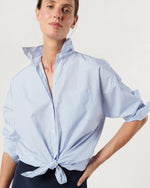 Load image into Gallery viewer, Weekender Shirt in Blue/Multi Stripe Poplin
