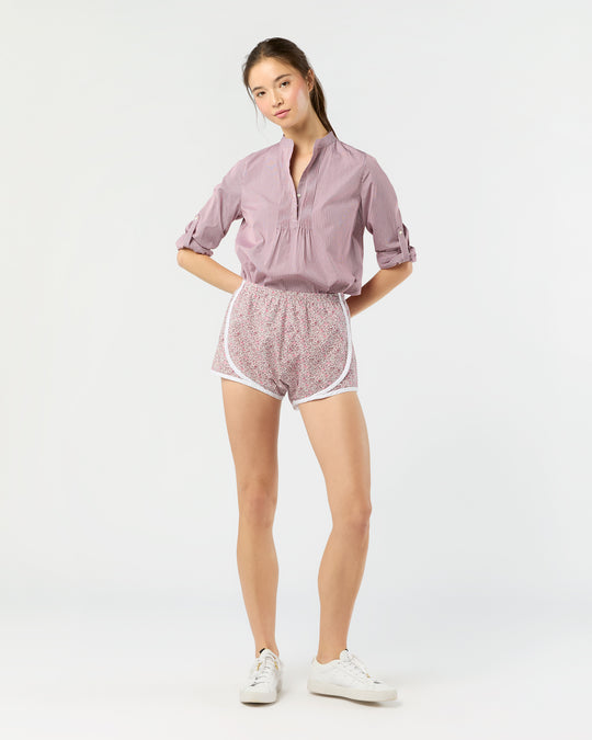 Track Short in Pink Katie & Millie Liberty Fabric