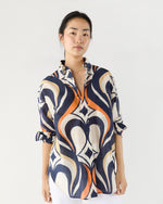 Load image into Gallery viewer, Better Than Your Boyfriend&#39;s Shirt in Jive Macro Cotton Silk
