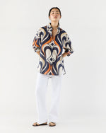 Load image into Gallery viewer, Better Than Your Boyfriend&#39;s Shirt in Jive Macro Cotton Silk
