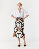 Load image into Gallery viewer, Baia Skirt in Jive Macro Cotton
