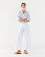 Load image into Gallery viewer, The Ditcher Roller Zip Ankle Jean in Picket Fence
