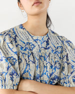 Load image into Gallery viewer, Rosalie Short Sleeve Mini Dress in Ciel
