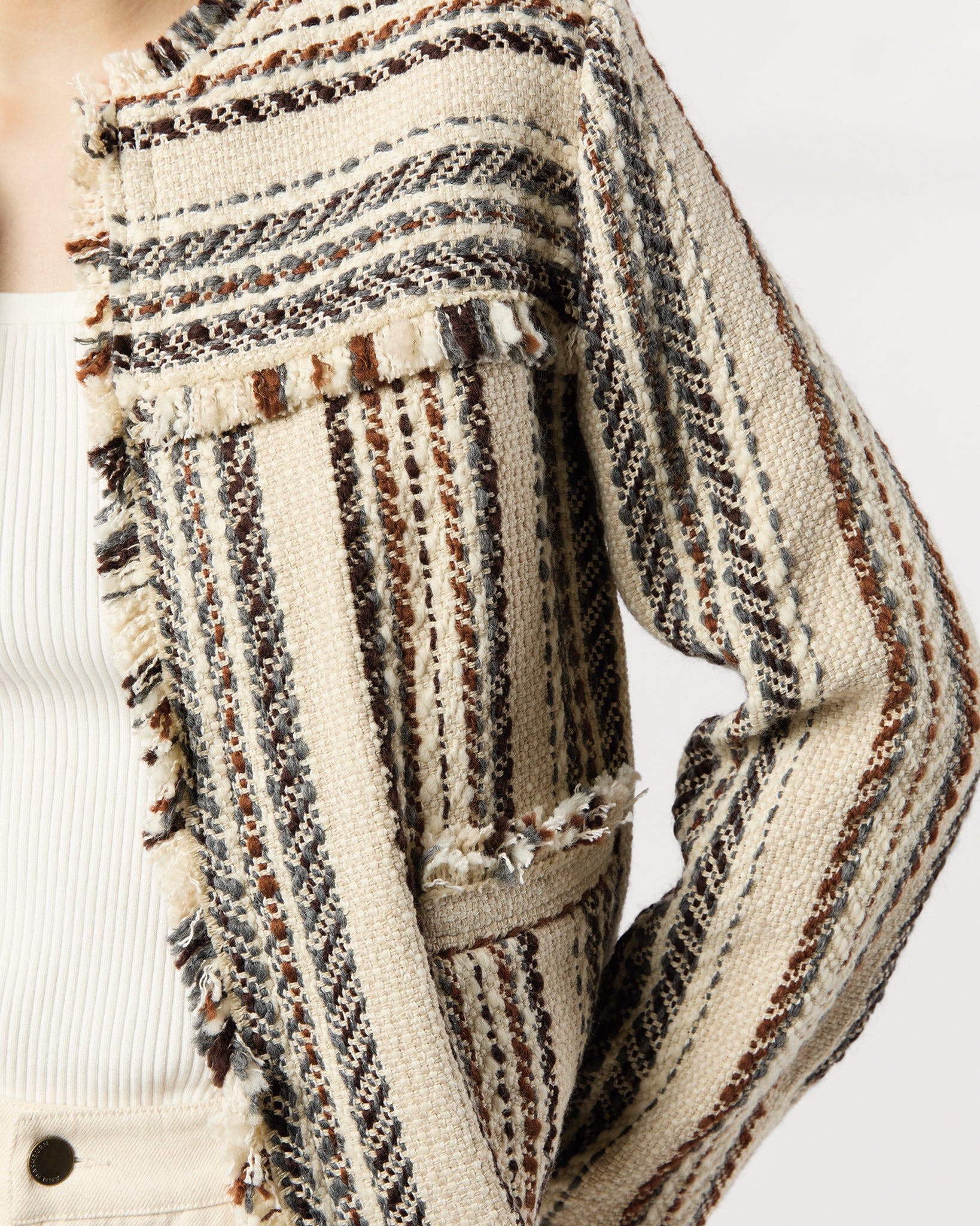 Izaria Jacket in Ecru