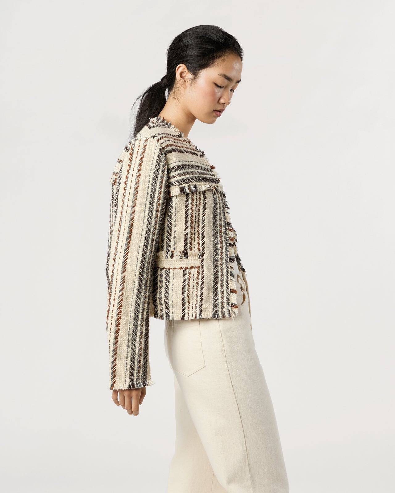 Izaria Jacket in Ecru