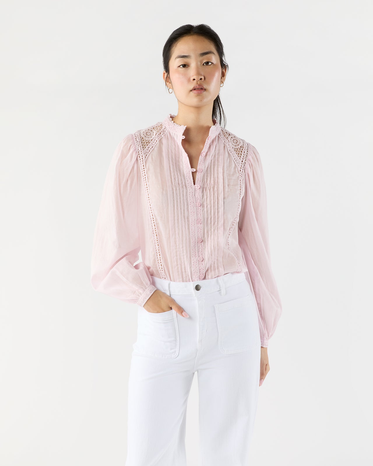 Greicy Top in Light Pink