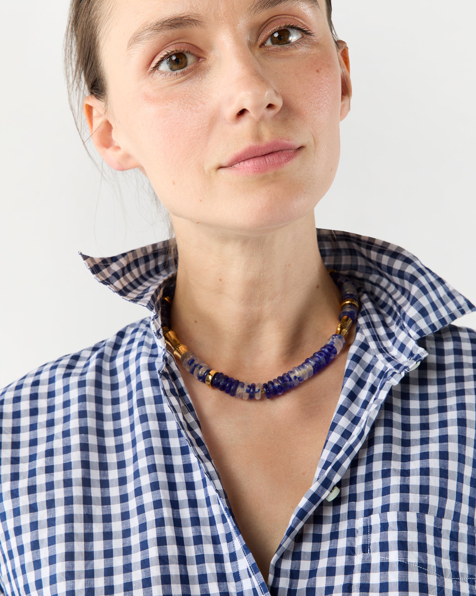 Toga Beach Necklace in Dark Blue Wave | Shop Ann Mashburn