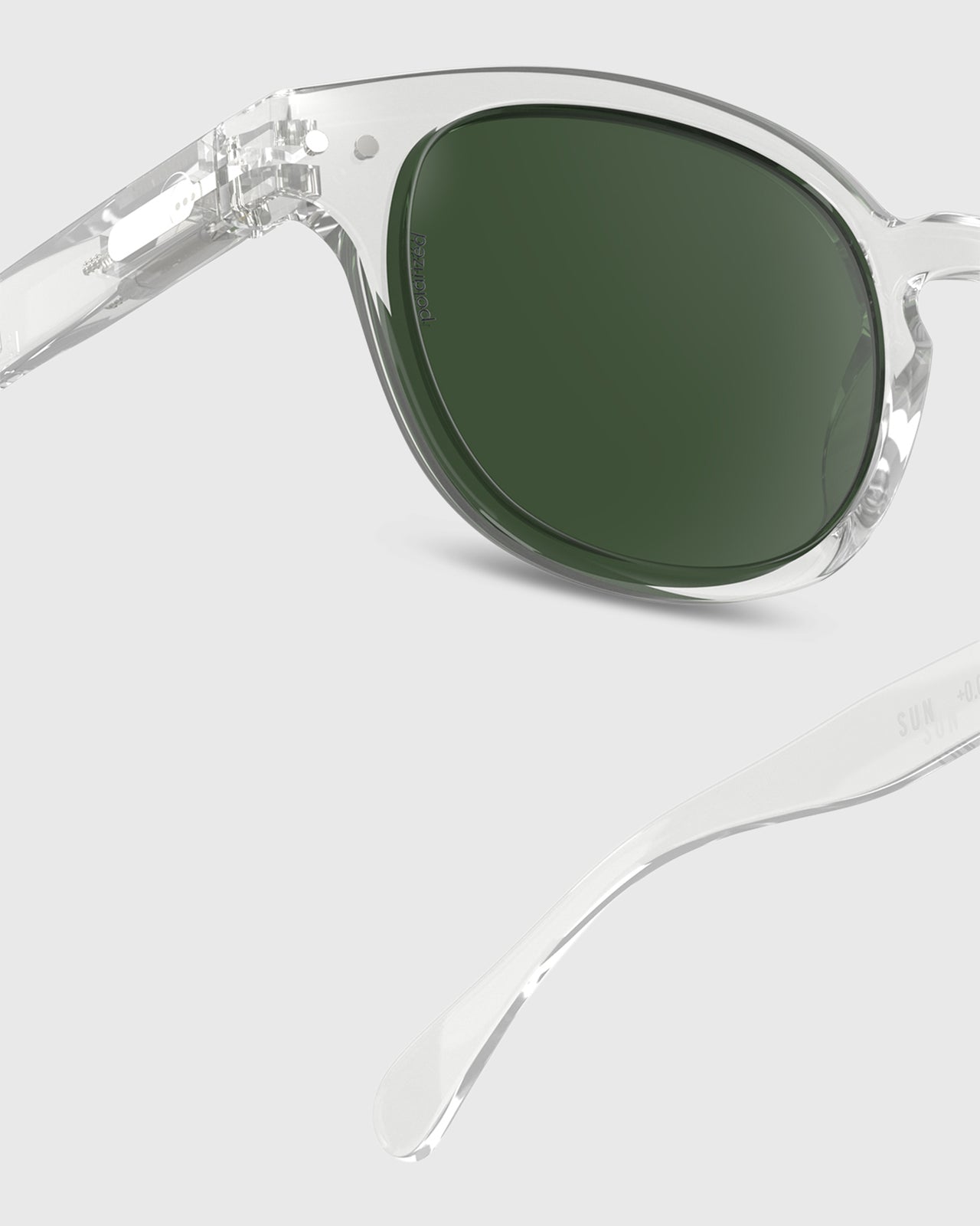 #C Sunglasses in Crystal Polarized