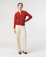 Load image into Gallery viewer, Gabby Cardigan in Red Cashmere
