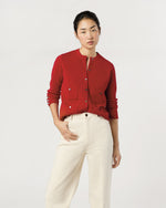 Load image into Gallery viewer, Gabby Cardigan in Red Cashmere
