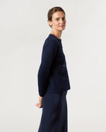 Load image into Gallery viewer, Gabby Cardigan in Navy Cashmere
