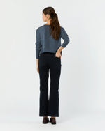 Load image into Gallery viewer, Kendall Flare 5-Pocket Jean in Navy Stretch Cord

