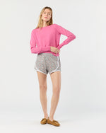 Load image into Gallery viewer, Track Short in Berry/Green Multi Diderot Liberty Fabric
