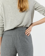 Load image into Gallery viewer, Hutton Pant in Heather Grey Stretch Flannel

