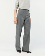 Load image into Gallery viewer, Hutton Pant in Heather Grey Stretch Flannel
