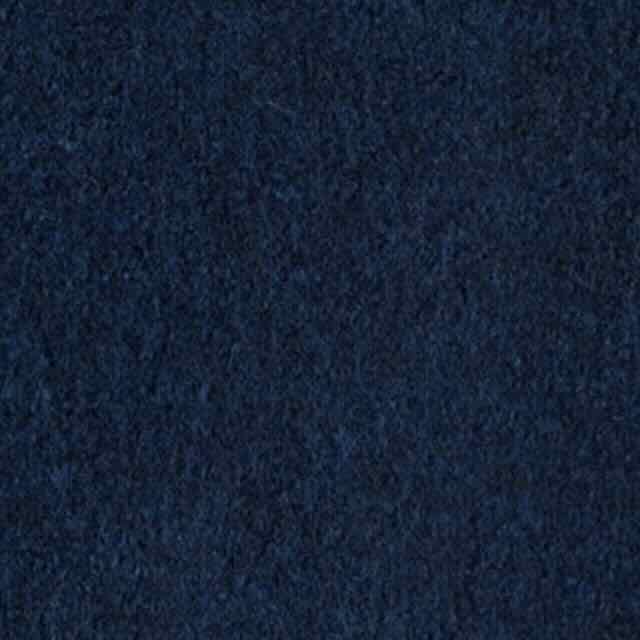 Heather Navy Boiled Wool
