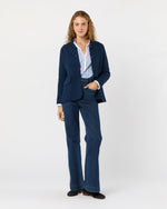 Load image into Gallery viewer, Tyrolean Jacket in Heather Navy Boiled Wool
