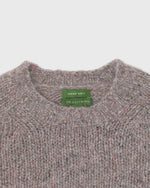 Load image into Gallery viewer, Hand-Knit Luxe Crewneck Sweater in Mist Cashmere
