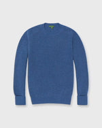 Load image into Gallery viewer, Thermal-Stitch Crewneck Sweater in Baltic Cashmere

