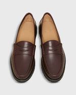 Load image into Gallery viewer, Lug Sole Loafer in Oxblood Leather

