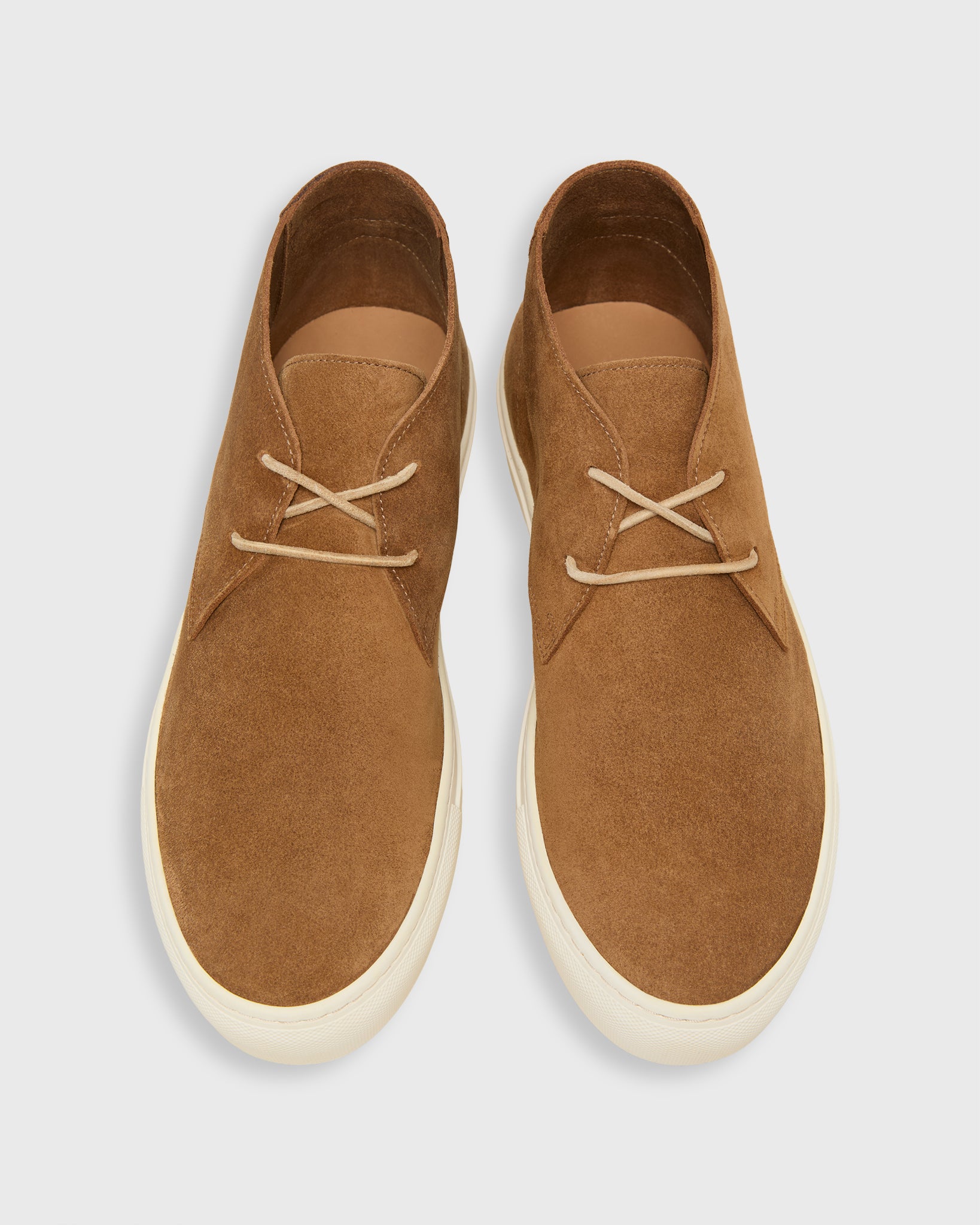 Chukka Lace-Up Sneaker in Acorn Suede