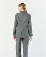 Load image into Gallery viewer, Concetta Jacket in Heather Grey Stretch Flannel
