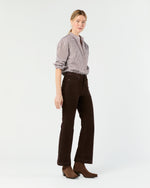 Load image into Gallery viewer, Kendall Flare 5-Pocket Jean in Coffee Stretch Cord
