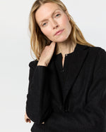 Load image into Gallery viewer, Palmer Blazer in Black Pressed Boiled Wool
