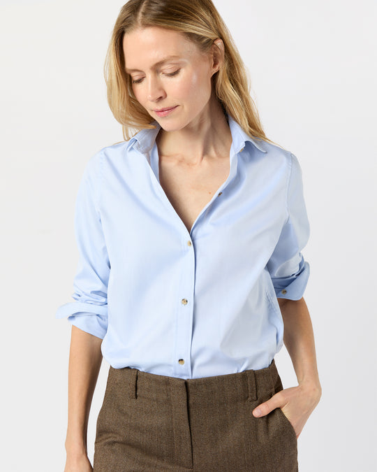 Sidney Shirt in Sky Pinpoint