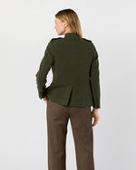 Load image into Gallery viewer, Marguerite Jacket in Heather Olive Loden Wool
