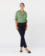 Load image into Gallery viewer, Tomboy Popover Shirt in Avocado/Multi Joan Liberty Fabric
