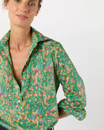 Load image into Gallery viewer, Tomboy Popover Shirt in Avocado/Multi Joan Liberty Fabric
