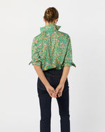 Load image into Gallery viewer, Tomboy Popover Shirt in Avocado/Multi Joan Liberty Fabric
