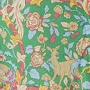 Tomboy Popover Shirt in Avocado/Multi Joan Liberty Fabric