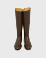 Load image into Gallery viewer, Pull-On Riding Boot in Dark Brown Leather
