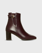 Load image into Gallery viewer, Heeled Ankle Boot in Mahogany Leather

