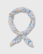 Load image into Gallery viewer, Anyway Scarf in Blue/Gold D&#39;anjo Liberty Fabric
