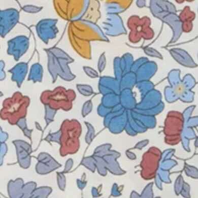 Anyway Scarf in Blue/Gold D'anjo Liberty Fabric