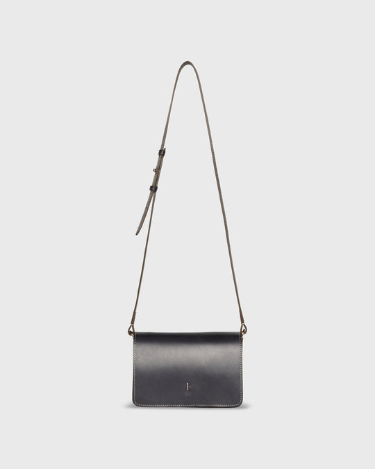 Josie Crossbody Bag in Navy Leather