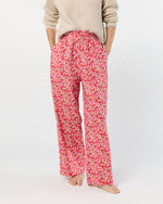 Load image into Gallery viewer, Pajama Pant in Red Mitsi Liberty Fabric
