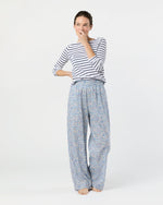 Load image into Gallery viewer, Pajama Pant in Blue Wiltshire Liberty Fabric
