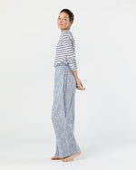 Load image into Gallery viewer, Pajama Pant in Blue Wiltshire Liberty Fabric
