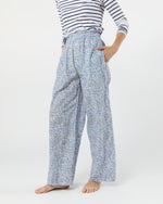 Load image into Gallery viewer, Pajama Pant in Blue Wiltshire Liberty Fabric
