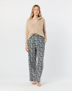 Load image into Gallery viewer, Pajama Pant in Blue/Green Mitsi Liberty Fabric
