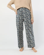 Load image into Gallery viewer, Pajama Pant in Blue/Green Mitsi Liberty Fabric
