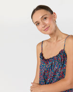 Load image into Gallery viewer, Lena Slip in Red/Blue Wiltshire Liberty Fabric
