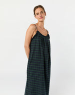Load image into Gallery viewer, Lena Slip in Blackwatch Tartan Flannel
