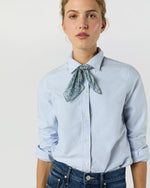 Load image into Gallery viewer, Anyway Scarf in Blue Katie &amp; Millie Liberty Fabric
