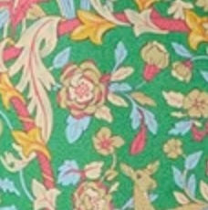 Anyway Scarf in Avocado/Multi Joan Liberty Fabric