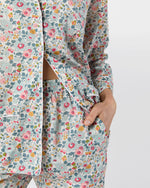 Load image into Gallery viewer, Pajama Set in Blue Betsy Liberty Fabric
